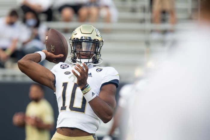 Georgia Tech Quarterback Jeff Sims